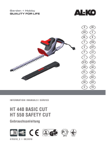 Наръчник AL-KO HT 550 Safety Cut Нож за жив плет