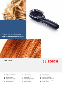 Руководство Bosch PHB5363 Стайлер для волос