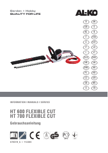 Εγχειρίδιο AL-KO HT 600 Flexible Cut Εργαλείο κουρέματος φράχτη
