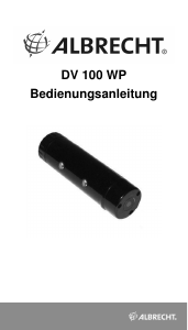 Bedienungsanleitung Albrecht DV 100 WP Action-cam