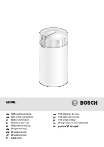 Handleiding Bosch MKM6003 Koffiemolen