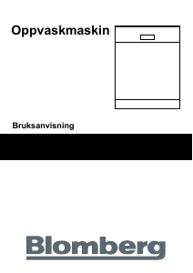 Bruksanvisning Blomberg GUN 9222 SP Oppvaskmaskin