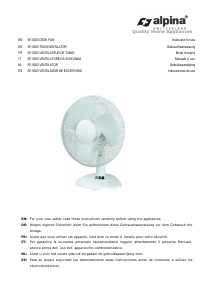 Manual de uso Alpina SF 5003 Ventilador
