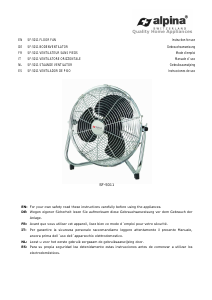 Handleiding Alpina SF 5011 Ventilator