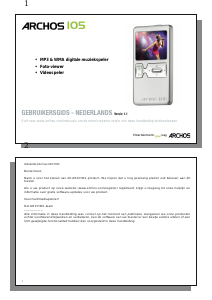 Handleiding ARCHOS 105 Mp3 speler