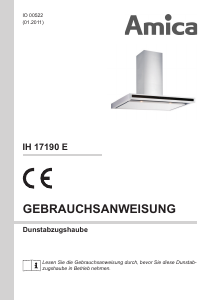 Bedienungsanleitung Amica IH 17190 E Dunstabzugshaube