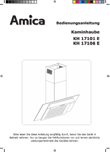 Bedienungsanleitung Amica KH 17101 E Dunstabzugshaube