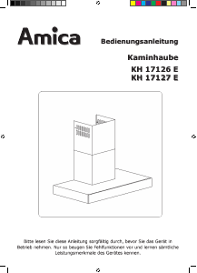 Bedienungsanleitung Amica KH 17127 E Dunstabzugshaube