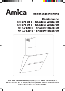 Bedienungsanleitung Amica KH 17128 E Dunstabzugshaube