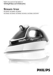 Manual Philips GC2560 Iron
