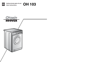 Handleiding Otsein-Hoover LBOH 103 M6 Wasmachine