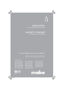 Manual de uso Mabe MMT12CDBWCAM8 Aire acondicionado