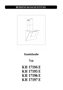 Bedienungsanleitung Amica KH 17196 E Dunstabzugshaube