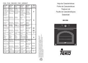 Manual de uso Teka HR 550 Horno
