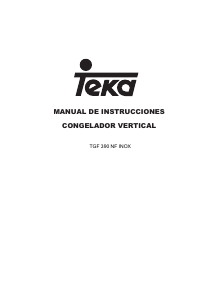 Manual Teka TGF 390 NF Congelador