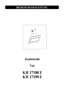 Bedienungsanleitung Amica KH 17199 E Dunstabzugshaube