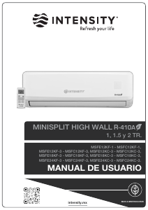 Manual de uso Intensity MSFC12KF-1 Aire acondicionado