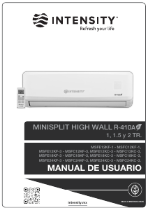 Manual de uso Intensity MSFC24KC-3 Aire acondicionado