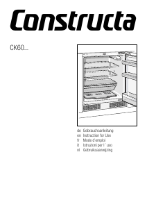 Handleiding Constructa CK60144 Koelkast