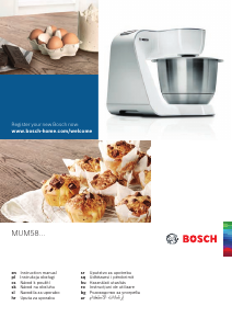 Használati útmutató Bosch MUM58224 Konyhai robotgép