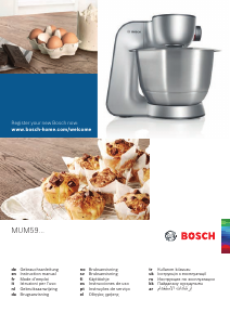 Kullanım kılavuzu Bosch MUM59343 Mikser standı