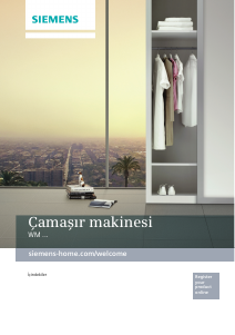 Kullanım kılavuzu Siemens WM12T46STR Çamaşır makinesi