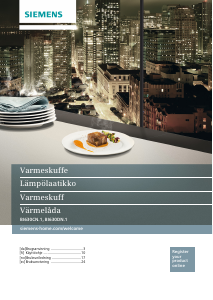 Käyttöohje Siemens BI630CNS1 Lämpölaatikko