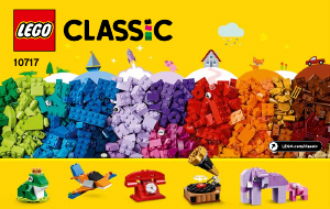 Bedienungsanleitung Lego set 10717 Classic Extragroße Steinebox
