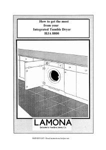 Handleiding Lamona HJA8800 Wasdroger