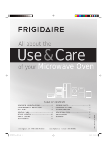 Bruksanvisning Frigidaire FFMV1745TS Mikrovågsugn