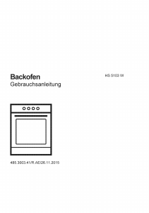 Bedienungsanleitung Elektra Bregenz HS 5103 W Herd