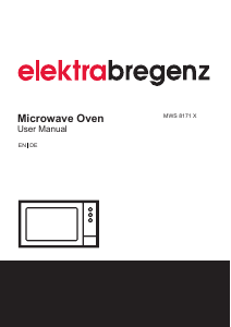 Handleiding Elektra Bregenz MWS 8171 X Magnetron