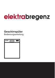 Bedienungsanleitung Elektra Bregenz GIV 54480 X Geschirrspüler