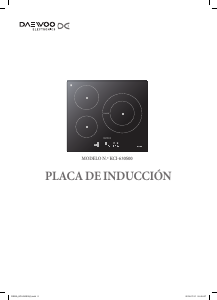 Manual de uso Daewoo KCI-630S00 Placa