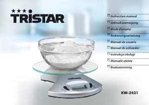 Handleiding Tristar KW-2431 Keukenweegschaal