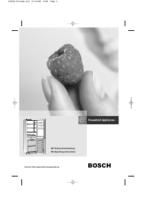 Руководство Bosch KGV28V01GB Холодильник с морозильной камерой