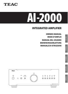 Bedienungsanleitung TEAC AI-2000 Verstärker