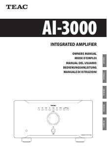 Bruksanvisning TEAC AI-3000 Förstärkare