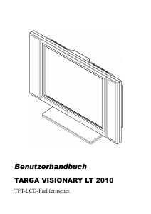 Bedienungsanleitung Targa Visionary LT 2010 LCD fernseher