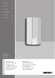 Handleiding Siemens DH12103M Boiler