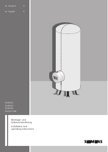 Handleiding Siemens DS30022 Boiler