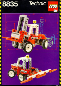 Instrukcja Lego set 8835 Technic Wózek widłowy