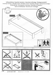 Manual Leen Bakker Sydney Bed Frame