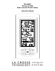 Handleiding La Crosse WS-9035U Weerstation