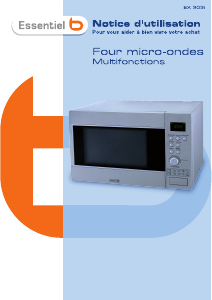 Mode d’emploi Essentiel B EX 303i Micro-onde