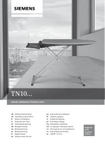 Manual Siemens TN10100N Ironing Board