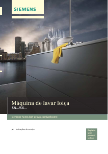 Manual Siemens SN215W03AE Máquina de lavar louça