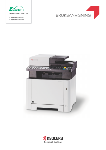 Bruksanvisning Kyocera M5521cdn ECOSYS Multifunktionsskrivare