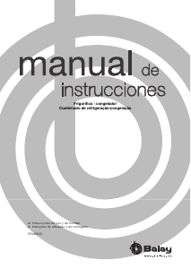 Manual Balay 3FA4664X Frigorífico combinado