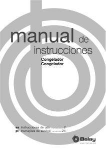 Manual Balay 3GI7047F Congelador